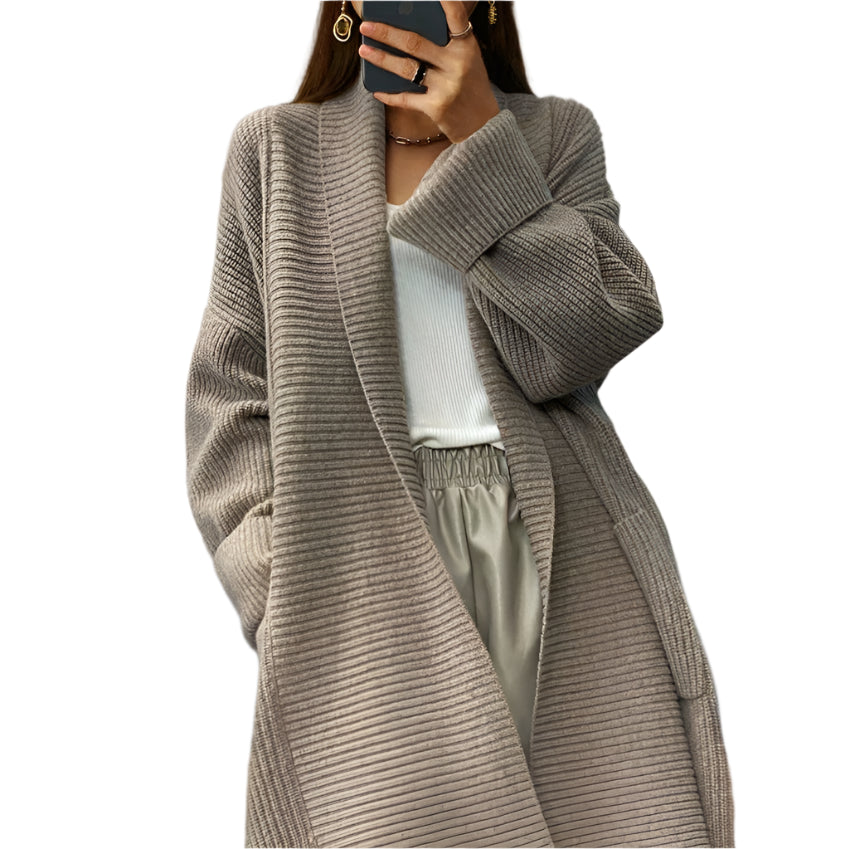Laura | Cozy long cardigan jacket for women