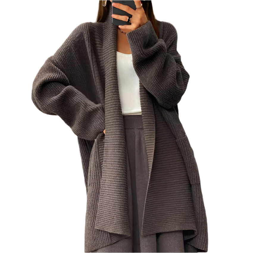 Laura | Cozy long cardigan jacket for women