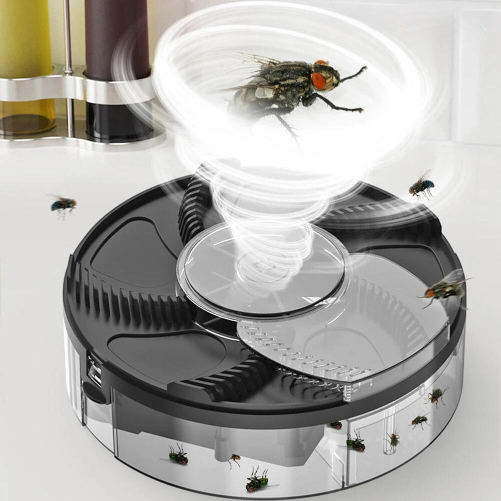 FlyCatch 360° Rechargeable Insect Catcher - For Indoor and Outdoor Use