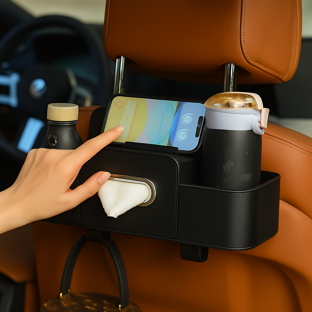 DriveNest | Multi-Compartment Car Storage