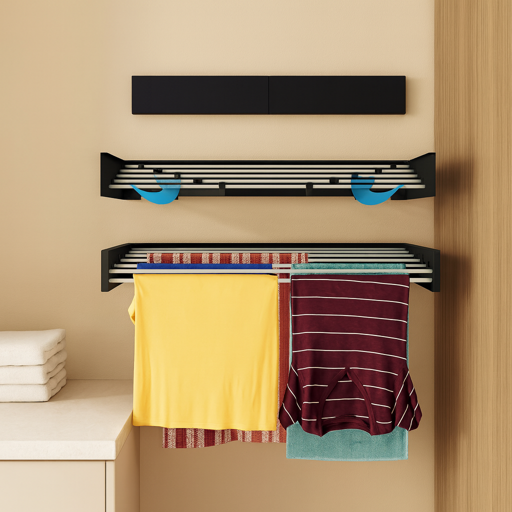 EcoDry Foldable Clothes Drying Rack – Space-Saving Dryer for Indoor & Outdoor Use