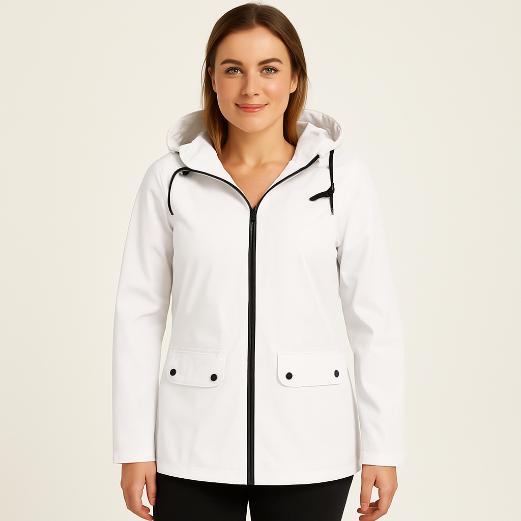 Elisabeth | Elegant Waterproof Hooded Jacket