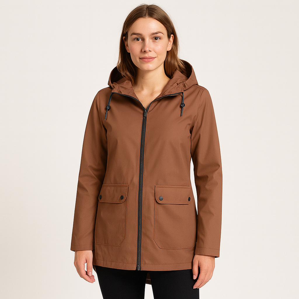 Elisabeth | Elegant Waterproof Hooded Jacket