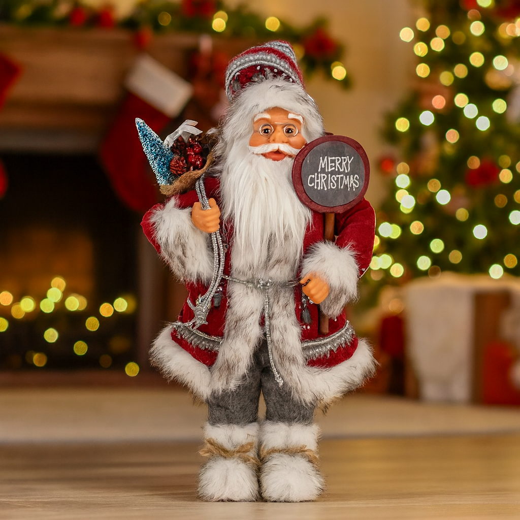 Evergleam | Festive Santa Claus Figurine