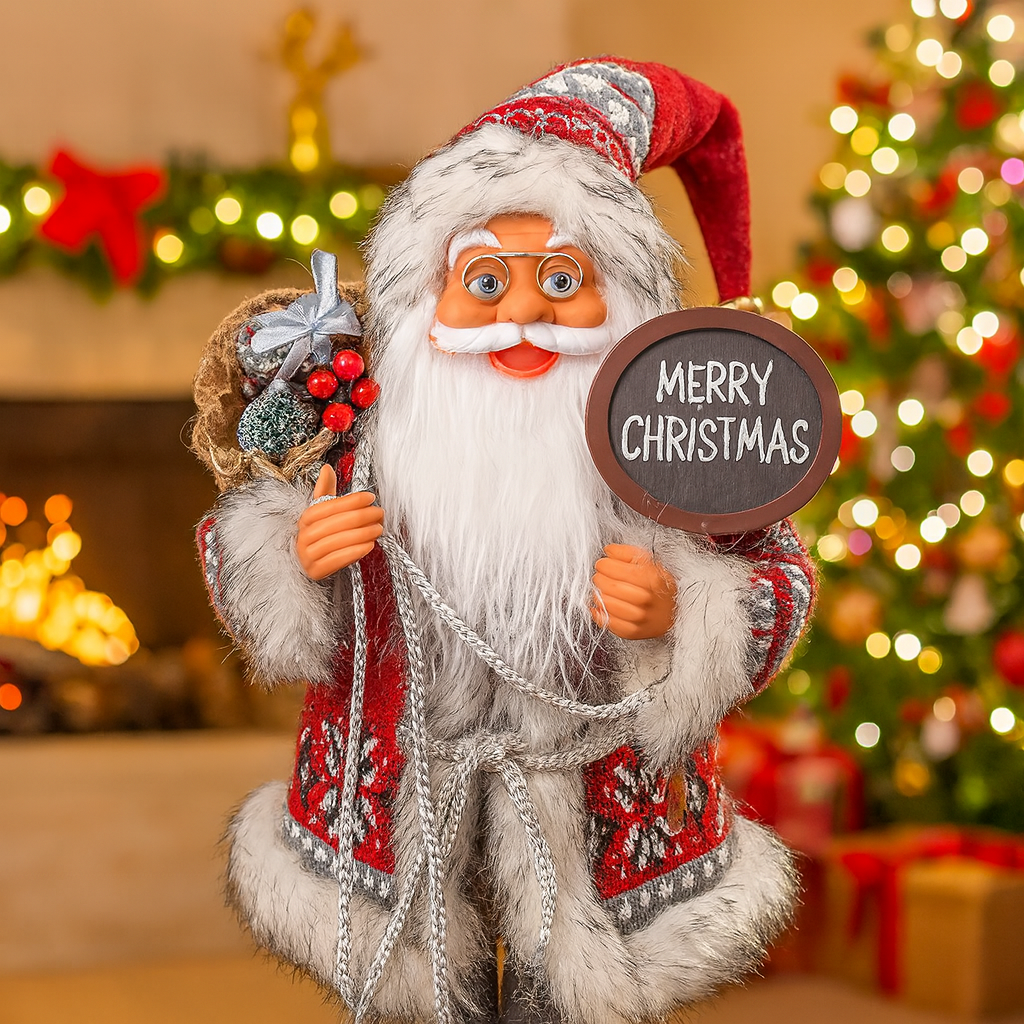 Evergleam | Festive Santa Claus Figurine