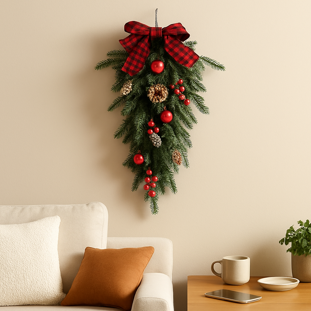 Everpine Elegant Christmas Teardrop Decoration
