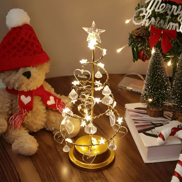 Crystal Christmas Tree Decoration Lamp