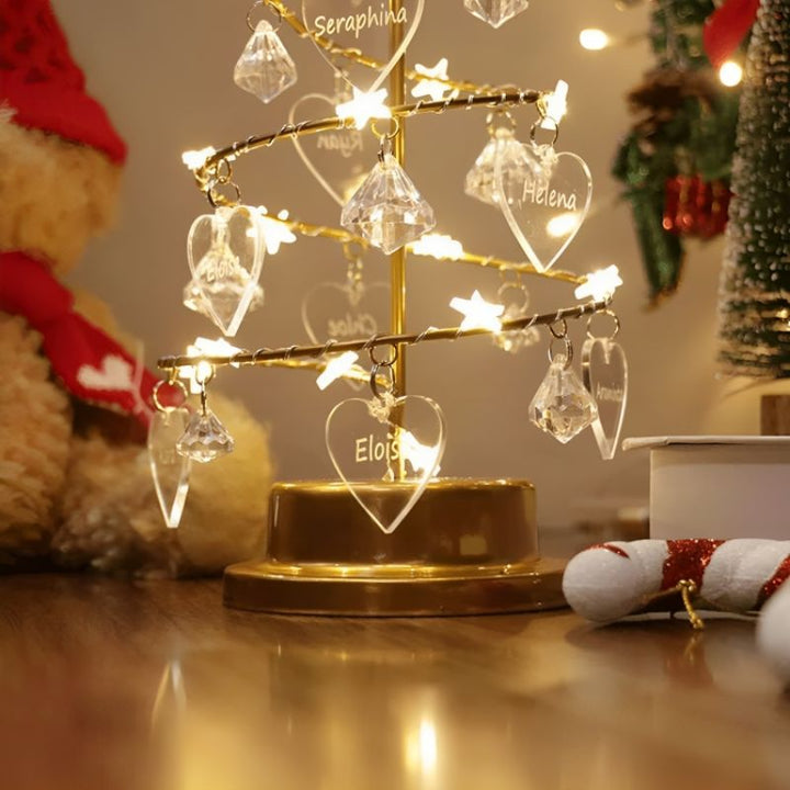 Crystal Christmas Tree Decoration Lamp