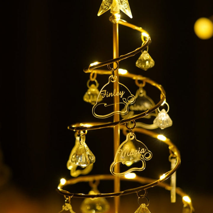 Crystal Christmas Tree Decoration Lamp