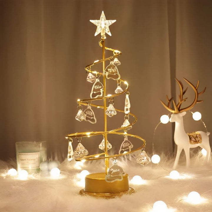 Crystal Christmas Tree Decoration Lamp
