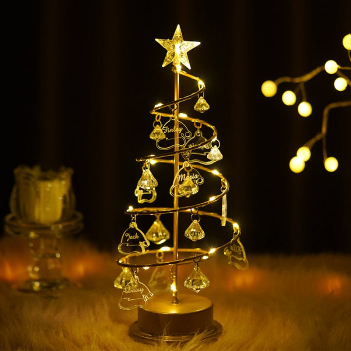 Crystal Christmas Tree Decoration Lamp