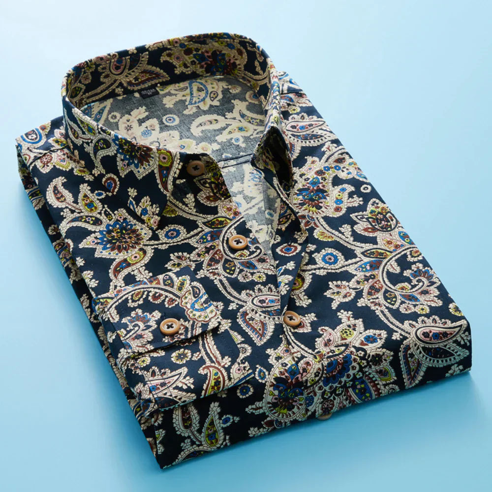 Elias Classic Shirt with Unique Prints
