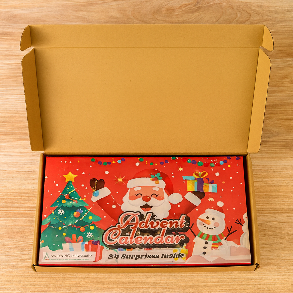 Frostelia | 24-Day Christmas Metal Calendar with Surprises to Collect