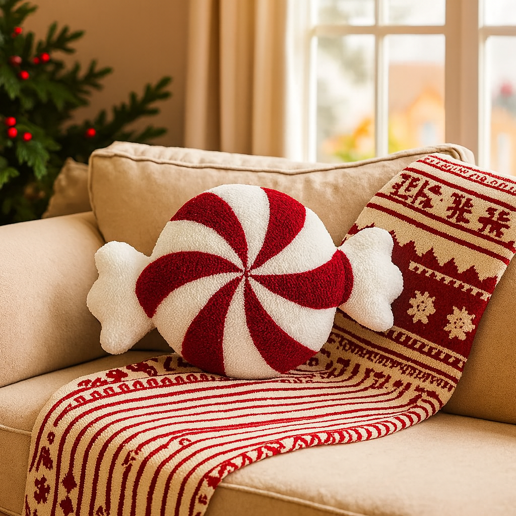 Frostvale | Embroidered Pillow for Vacation