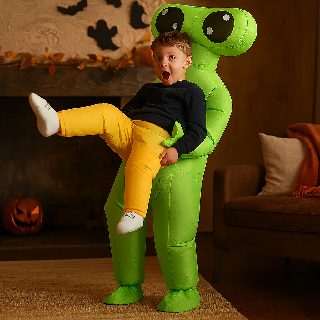 Galaxor | Cosmic Alien Costume with Large Eyes
