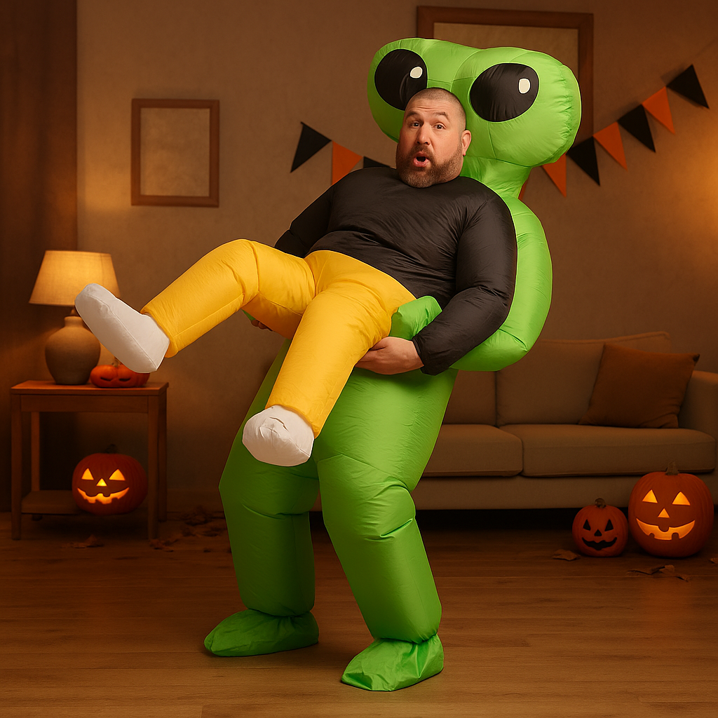 Galaxor | Cosmic Alien Costume with Large Eyes