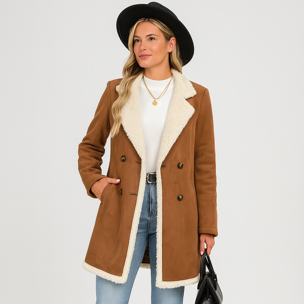 Gerlina | Stylish Long-Sleeve Coat for Women