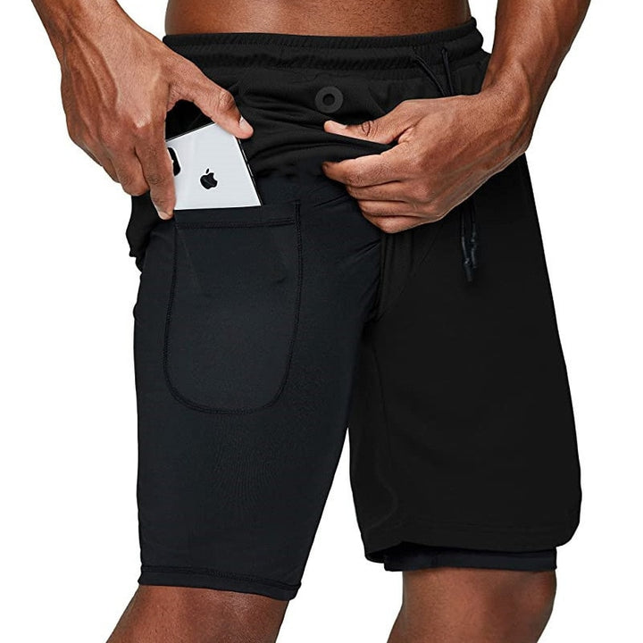 Tobias - Comfortable shorts with drawstring and phone pocket