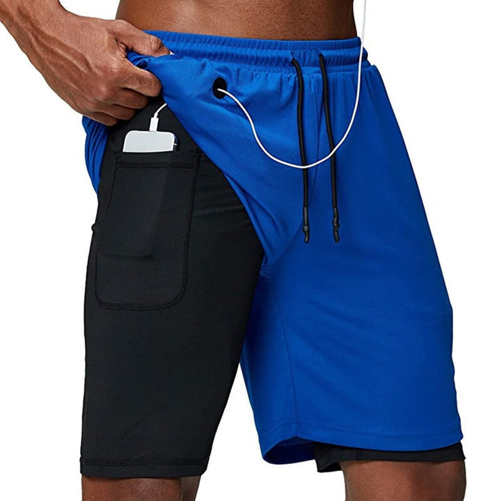Tobias - Comfortable shorts with drawstring and phone pocket