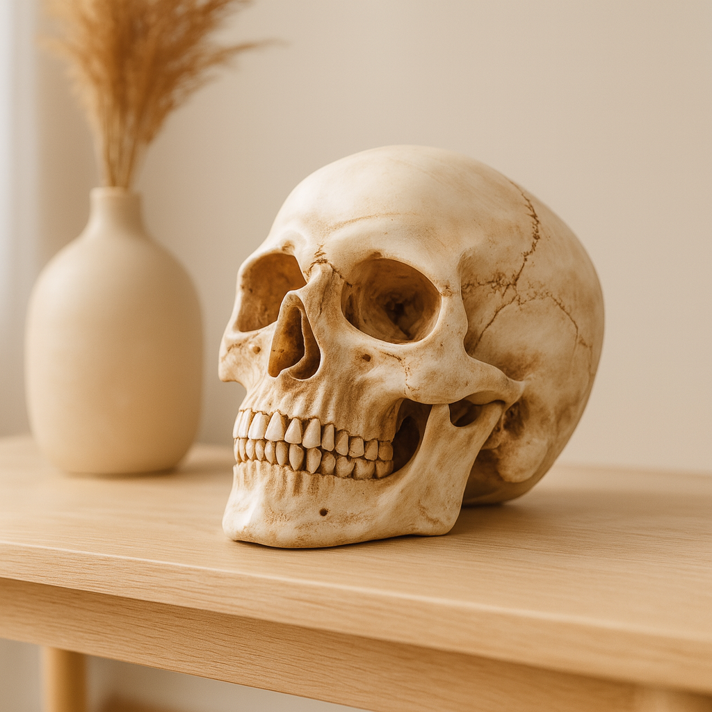 Halloween Head Model – Life-Size 7–9 Inch Decoration for Home and Party
