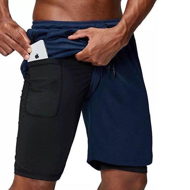Tobias - Comfortable shorts with drawstring and phone pocket