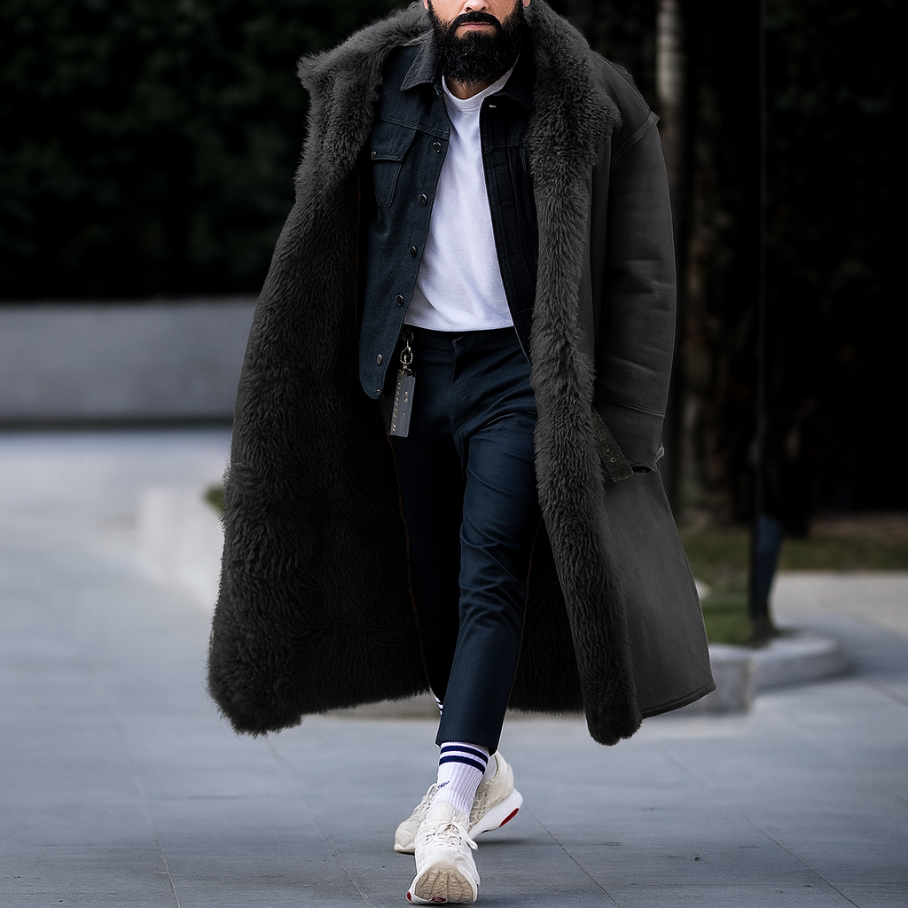 Henrik | Long Luxury Winter Coat for Men