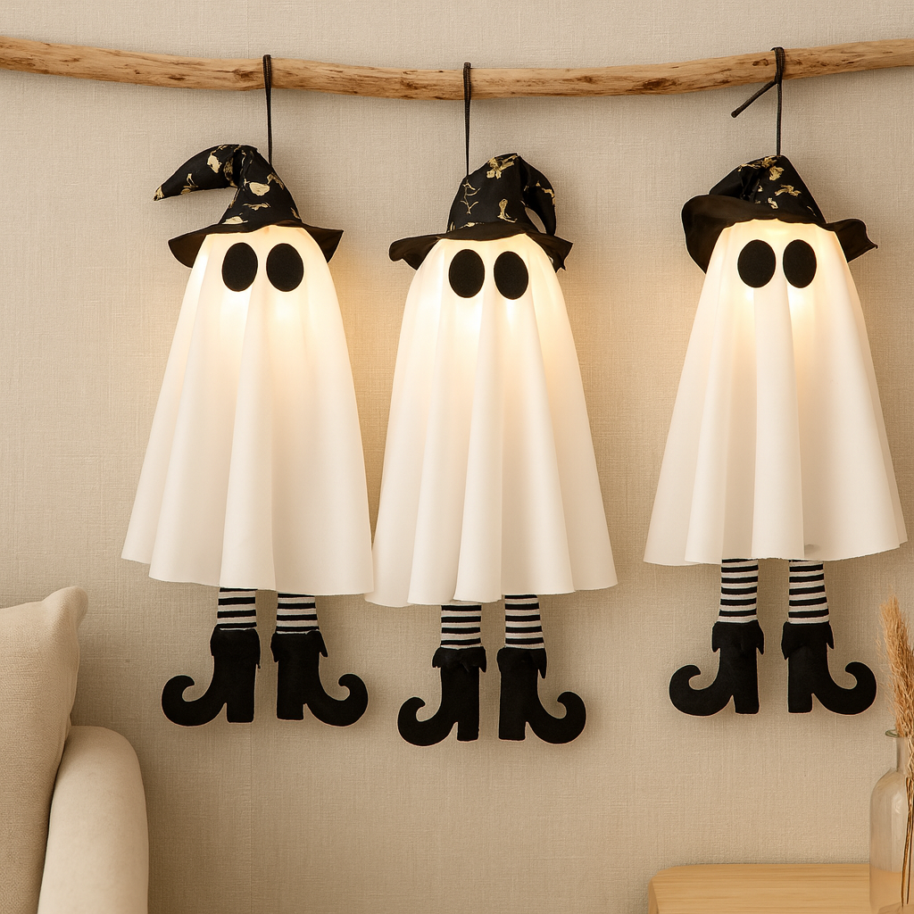 Hexora | Motion-Activated LED Halloween Hanging Decoration