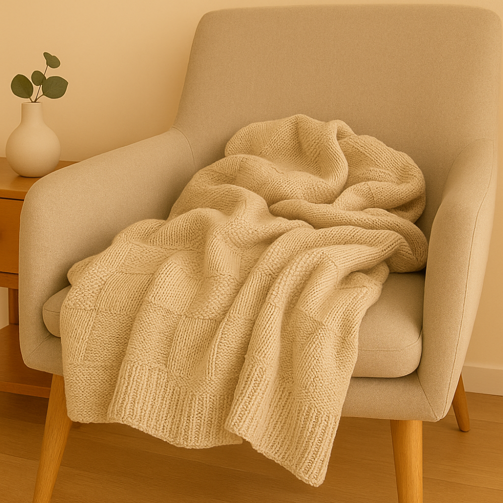 Cozy Emergency Blanket with Sunny Finish