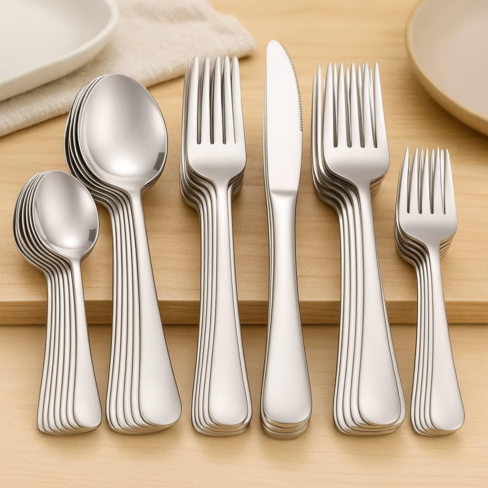 Rowan | 30-Piece Stainless Steel Cutlery Set