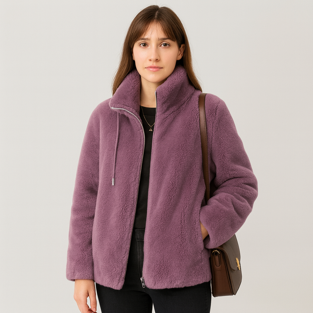Jackie | Cozy Oversized Teddy Long Jacket