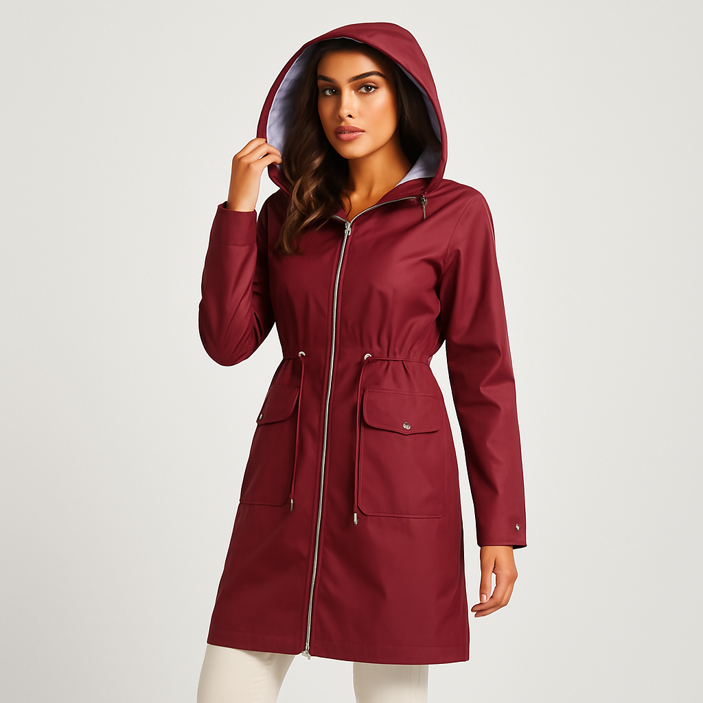 Jenna | Waterproof Trench Coat with Hood