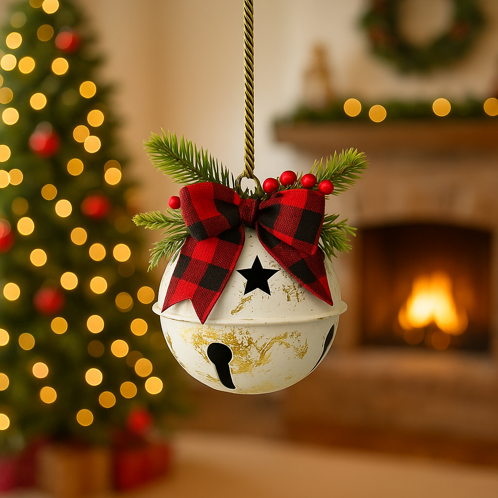 JingleCrest | Elegant Christmas Bell Wreath