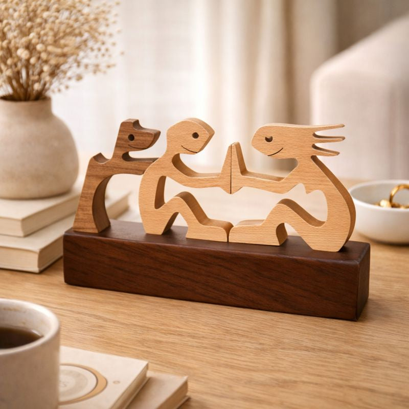 KindredTails | Symbolic Wooden Sculpture