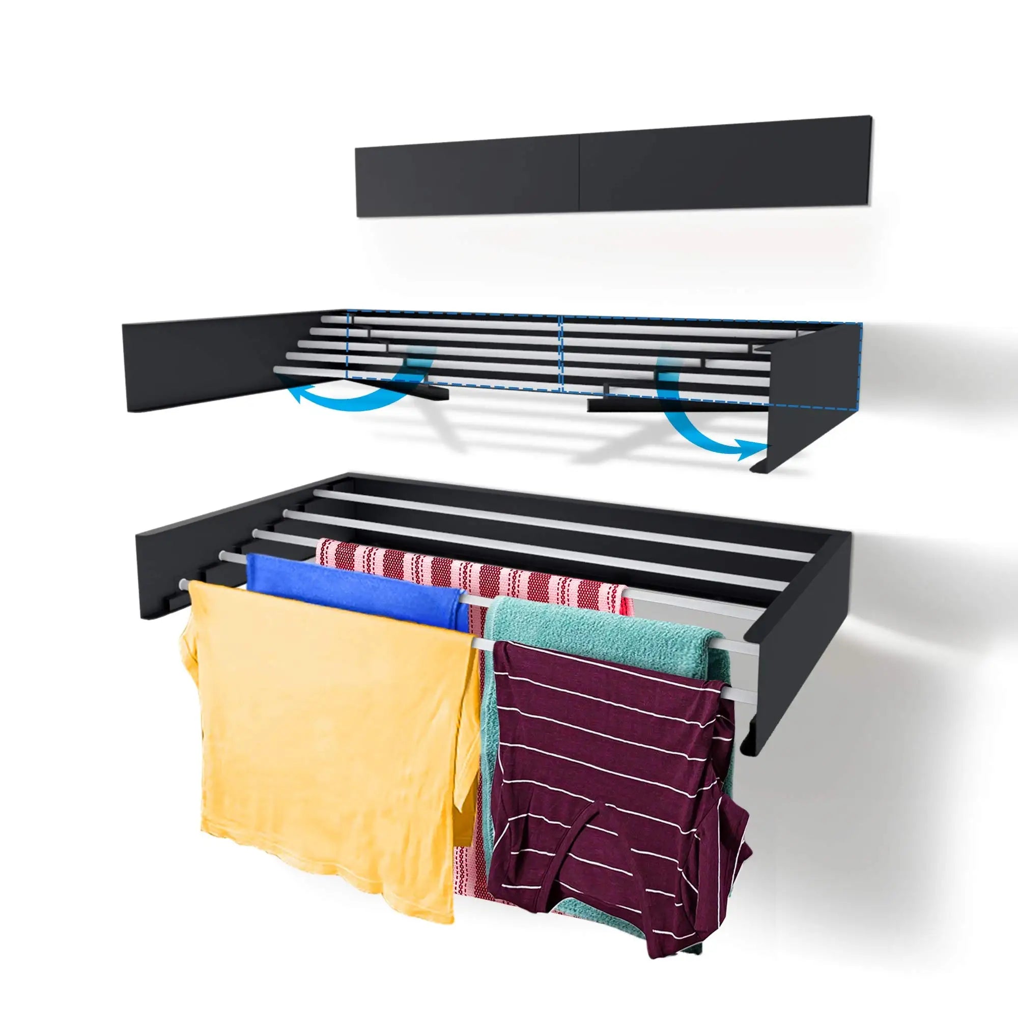 EcoDry Foldable Clothes Drying Rack – Space-Saving Dryer for Indoor & Outdoor Use