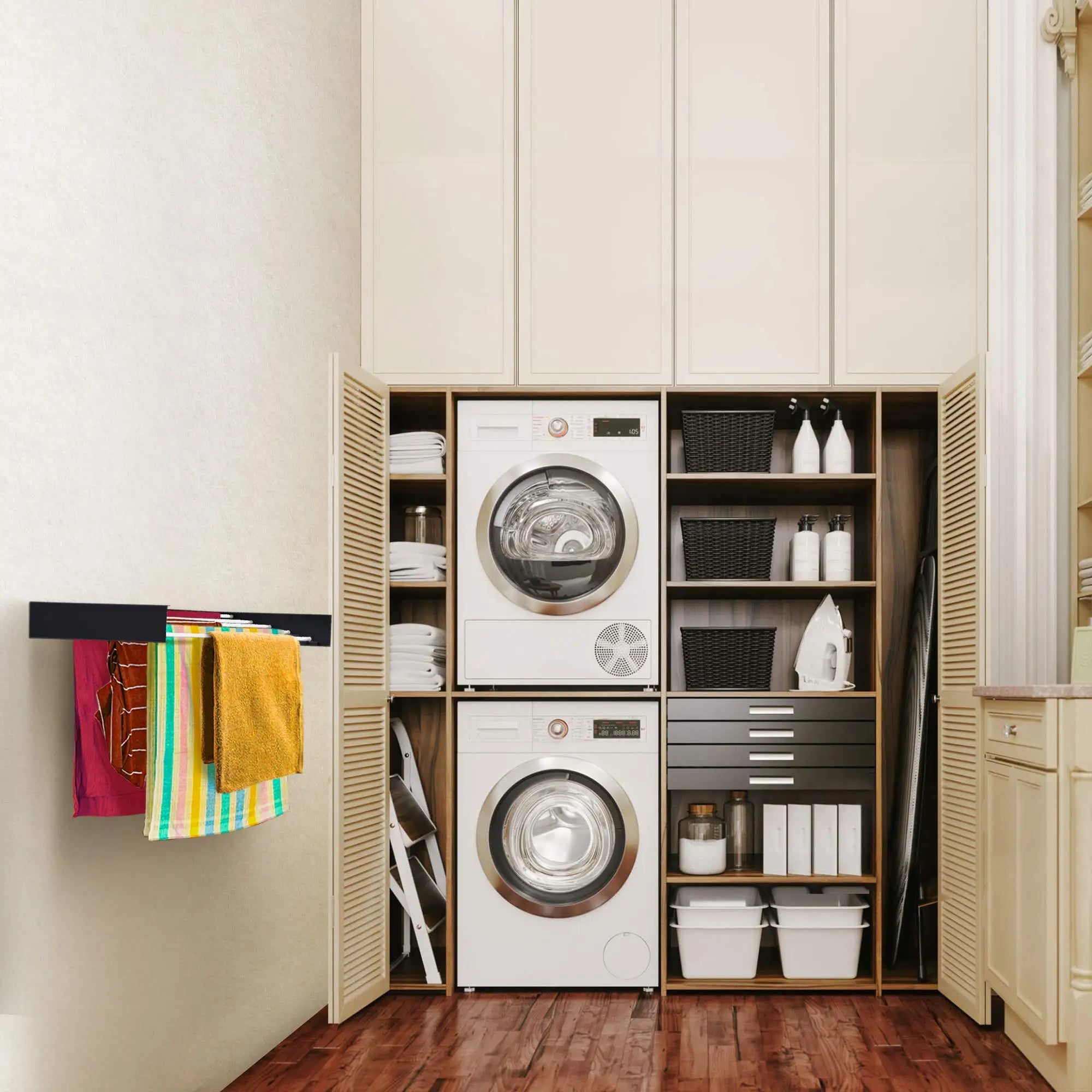 EcoDry Foldable Clothes Drying Rack – Space-Saving Dryer for Indoor & Outdoor Use