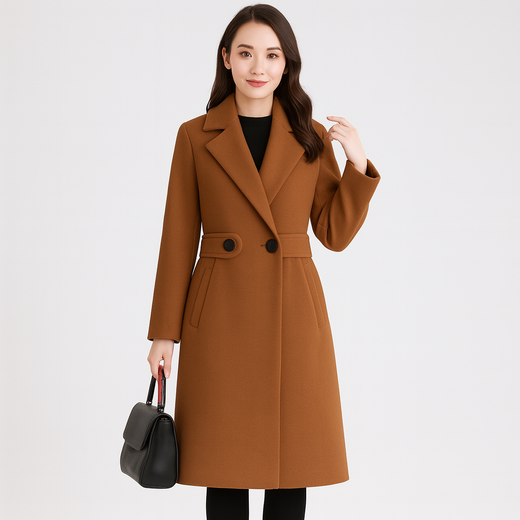 Laura | Elegant Winter Coat with Belt