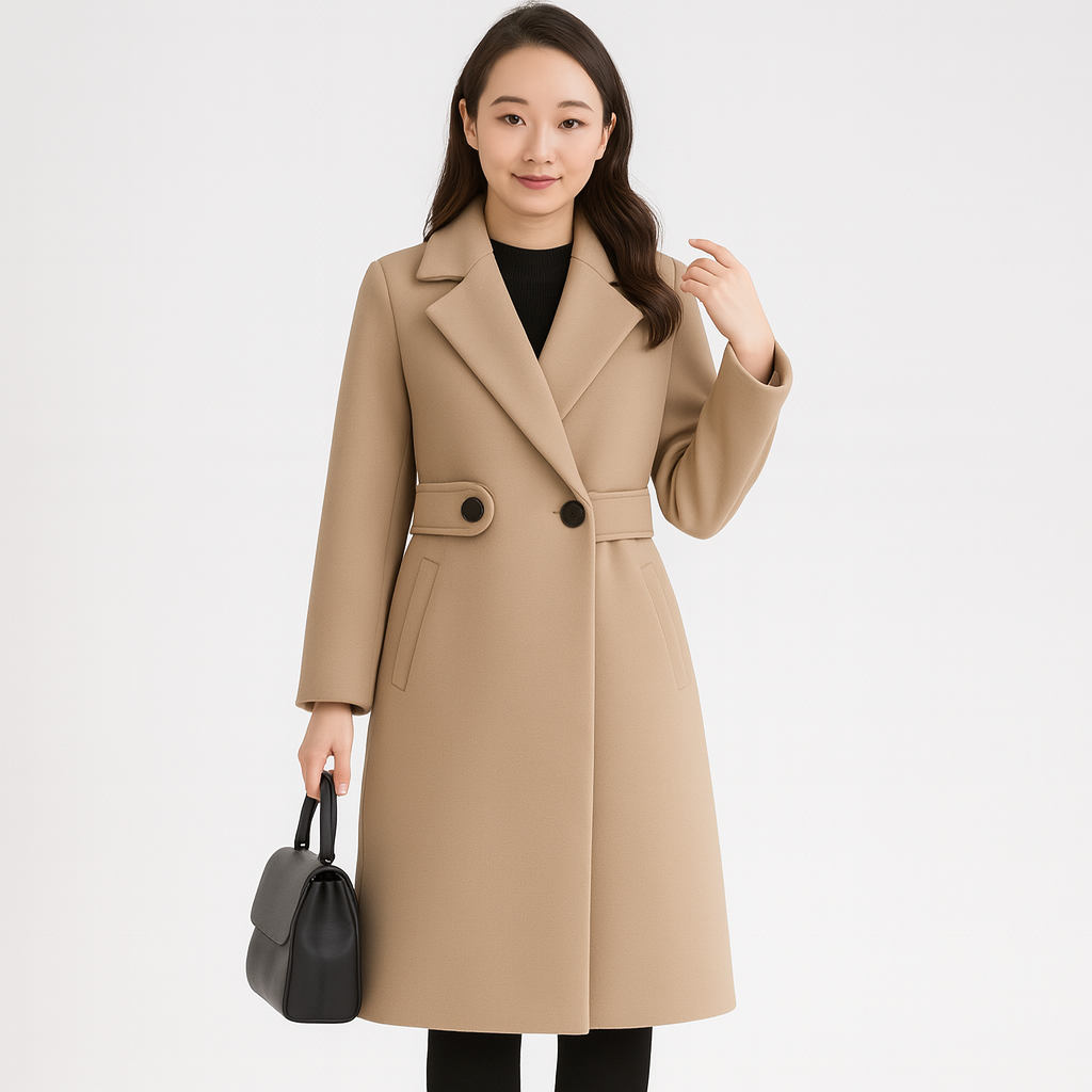 Laura | Elegant Winter Coat with Belt