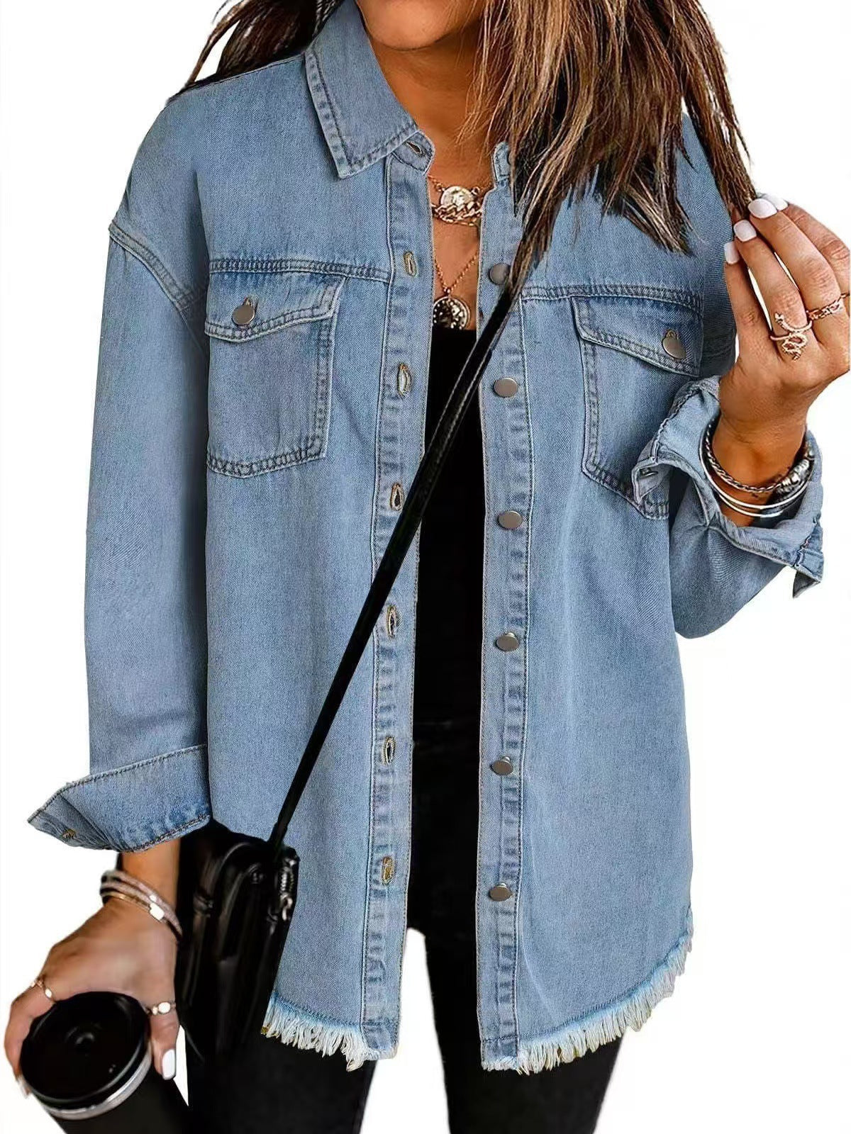 Classic Women's Denim Jacket for Everyday Use