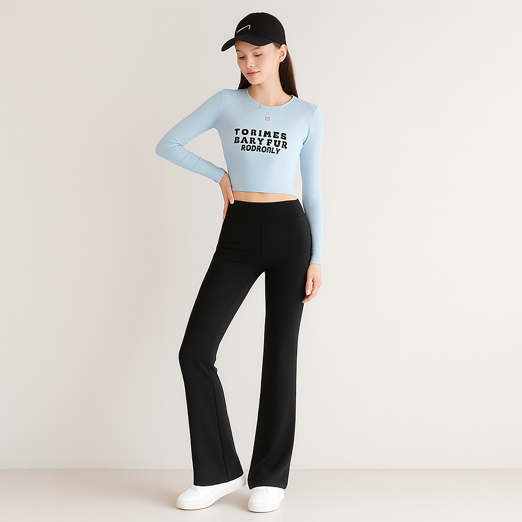 Marielle | High-Waisted Flared Trousers