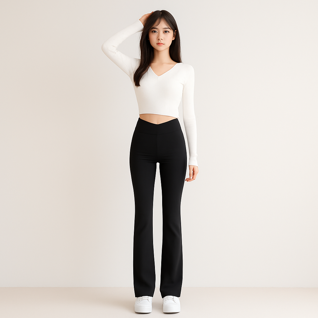 Marielle | High-Waisted Flared Trousers