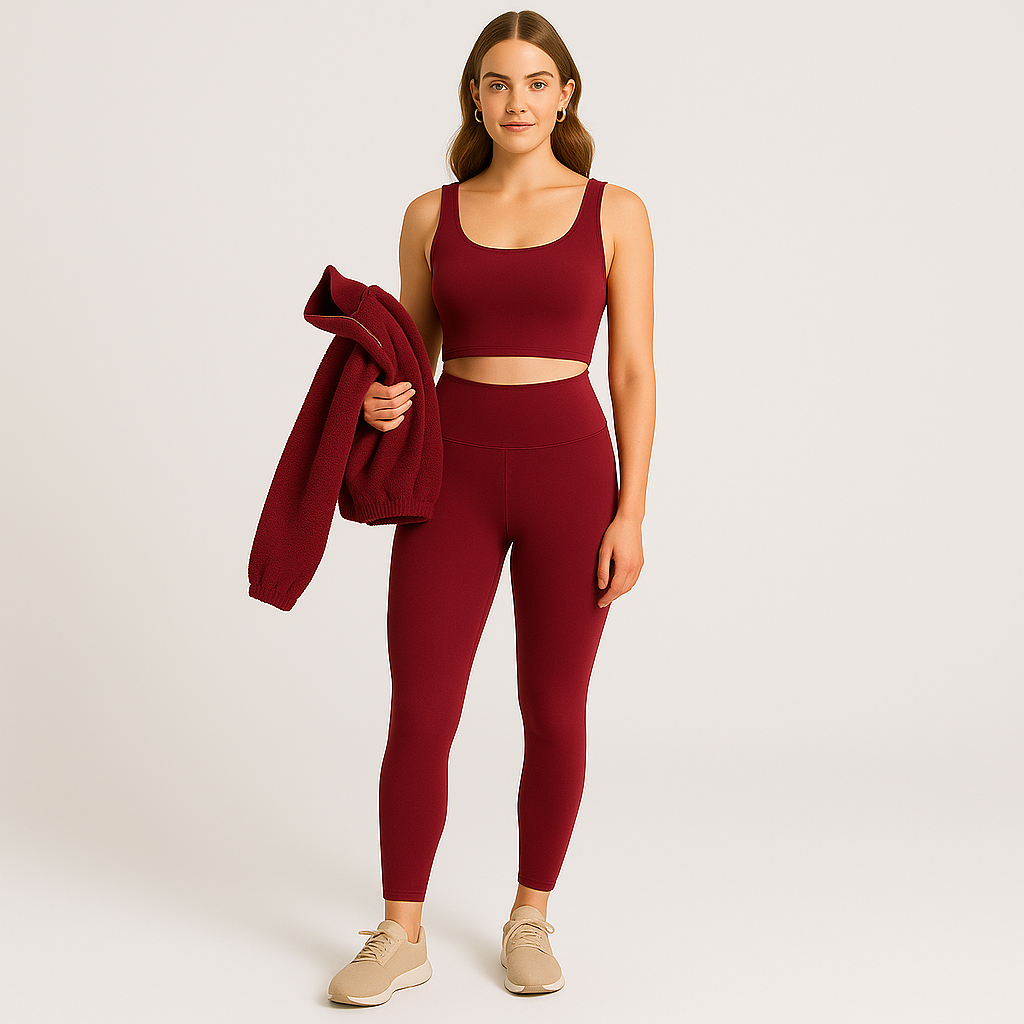 Marlis | Fleece-Lined Yoga Outfit Set