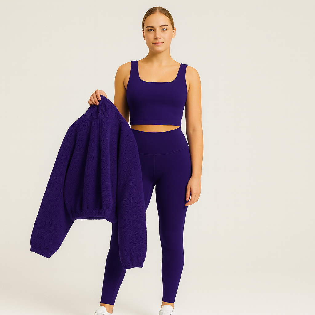 Marlis | Fleece-Lined Yoga Outfit Set