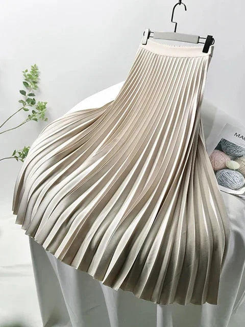 Rina Elegant Pleated Skirt for Women