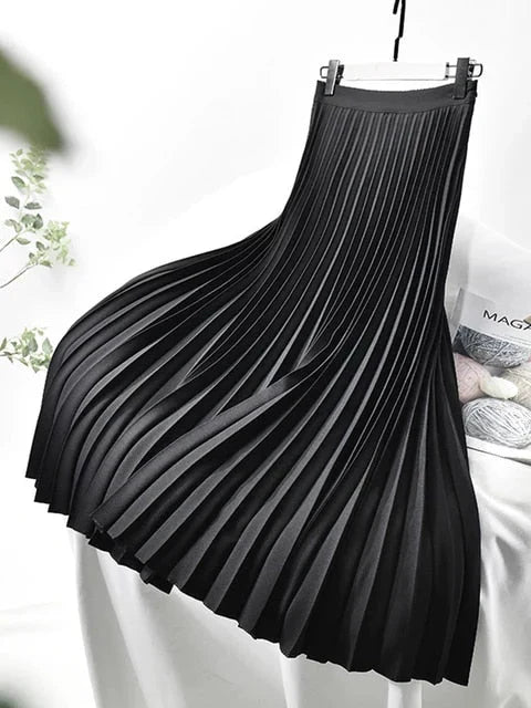 Rina Elegant Pleated Skirt for Women