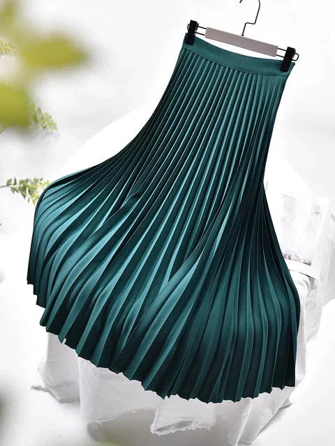 Rina Elegant Pleated Skirt for Women