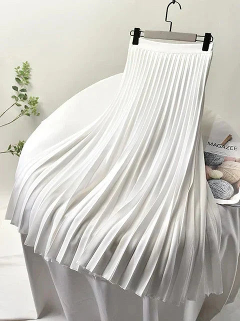 Rina Elegant Pleated Skirt for Women