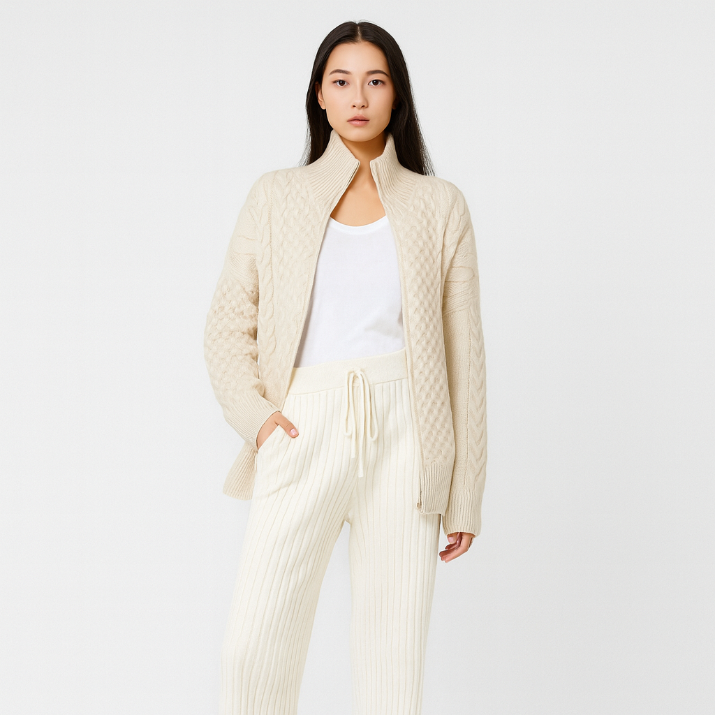 Mila Cashmere Cardigan – Women's Long Sleeve Cashmere Sweater