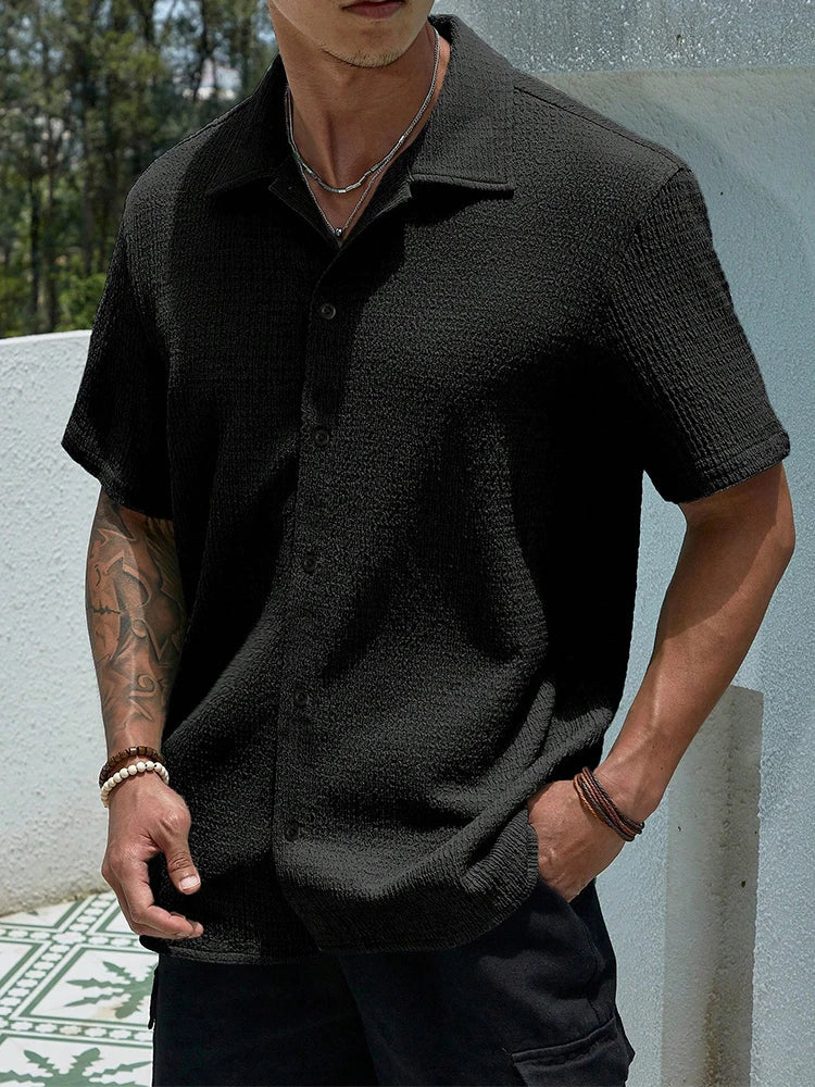 Marky - Men's Stylish Shirt - Summer Chic