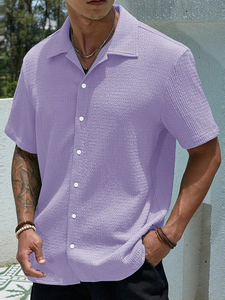 Marky - Men's Stylish Shirt - Summer Chic