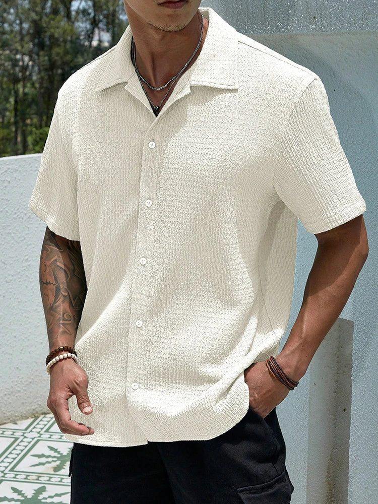 Marky - Men's Stylish Shirt - Summer Chic